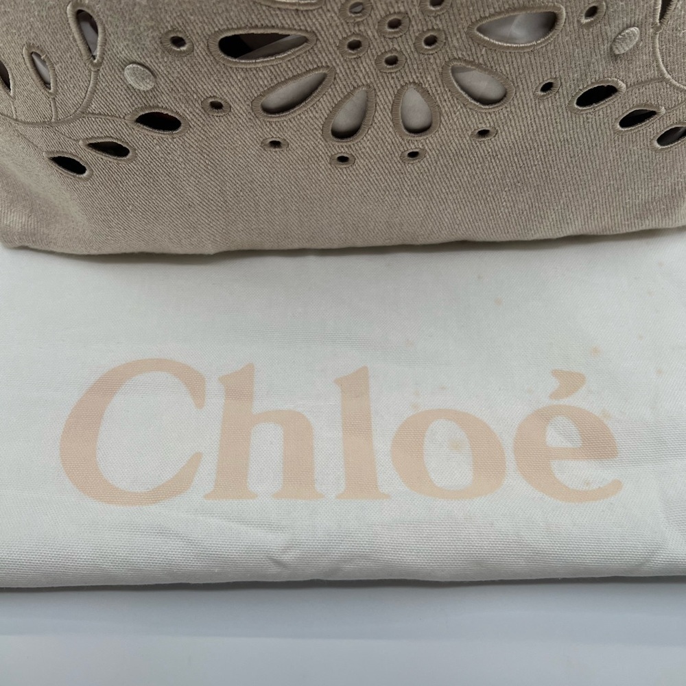 Chloé East-West Floral Linen Tote - EUC - Picture 15 of 15
